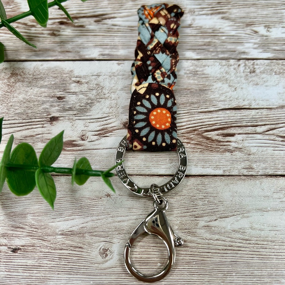 Vera Bradley Braided Key Ring NWOT